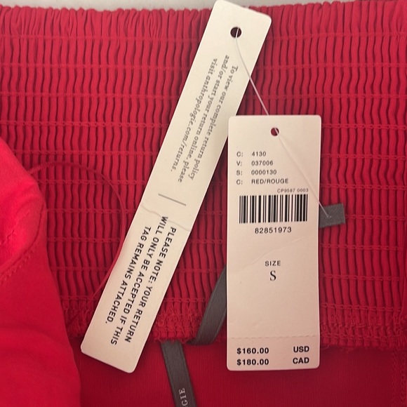 Anthropologie Cherryπ Bomb Red Sexy Body Con Spaghetti Strap Corset Dress-Small - Picture 13 of 16